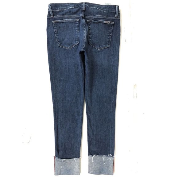 Joe's Jeans Women's Skinny Cropped Cuff Jeans in Brussels Size 28 - Picture 2 of 9